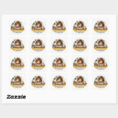 Uitgeput Studie Meisje Sticker (Vel)