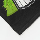 Uitgeputte Badminton Panda - Grappige Schattigee S Fleece Deken (Hoek)