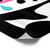 Uitgeputte Badminton Panda - Grappige Schattigee S Poster (Hoek)