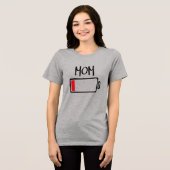 Uitgeputte Batterijen – Mama Tri-Blend Shirt (Voorkant volledig)