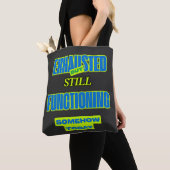 Uitgeputte Maar Nog Steeds Functionerende Boodscha Tote Bag (Dichtbij)