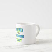 Uitgeputte Maar Nog Steeds Functionerende Koffieko Espresso Kop (Voorkant rechts)