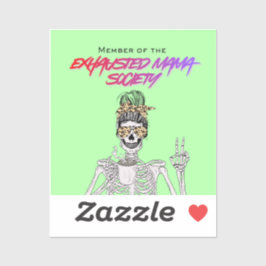 Uitgeputte Moeders Club - Sticker