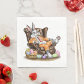 uitgeputte paashaas servet (Insitu)