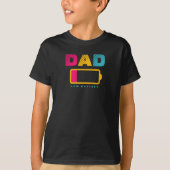Uitgeputte papa t-shirt (Voorkant)