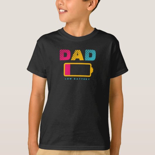 Uitgeputte papa t-shirt (Voorkant)