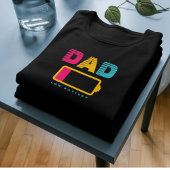 Uitgeputte papa t-shirt