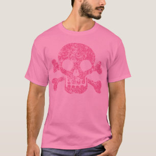 Uitgeputte Schedel en Gekruiste knekels T-shirt