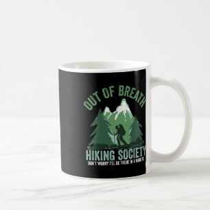Uitgeputte Wandelvereniging Funny Bergbeklimmer Koffiemok