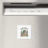 Uitgeputte Wandelvereniging Wasbeer Grappig Wandel Magneet (Insitu (Vaatwasser))