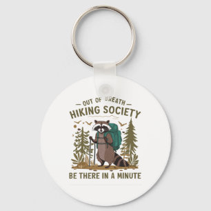 Uitgeputte Wandelvereniging Wasbeer Komt Er In Een Sleutelhanger