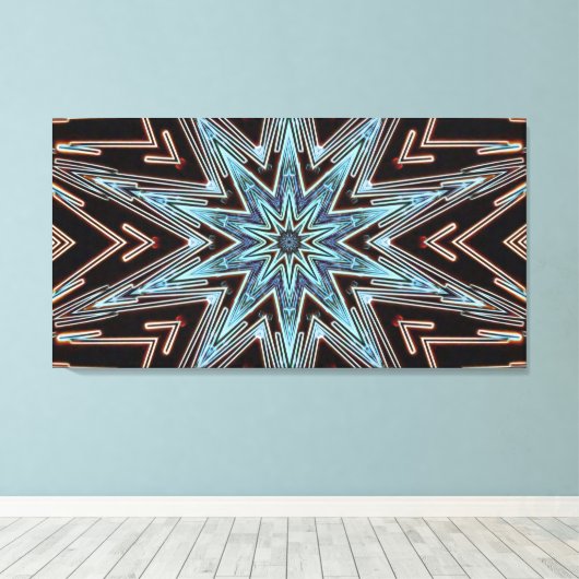 Uitgerekt Canvas 40x21 Afdruk (Insitu (Houten vloer))