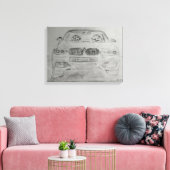 Uitgerekt canvas afdrukken (Insitu (Woonkamer))