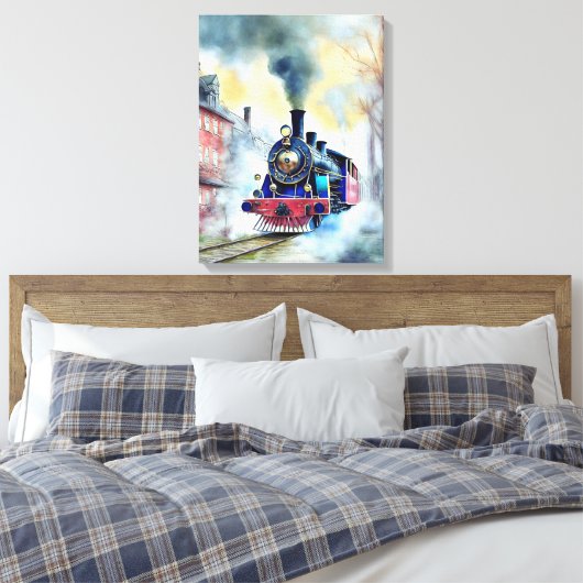 Uitgerekt canvas afdrukken (Insitu (Slaapkamer))