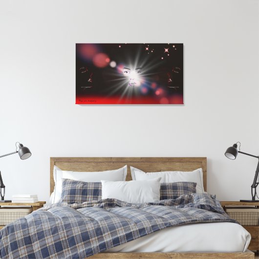 Uitgerekt Canvas Afdrukvlakken (Insitu (Slaapkamer))
