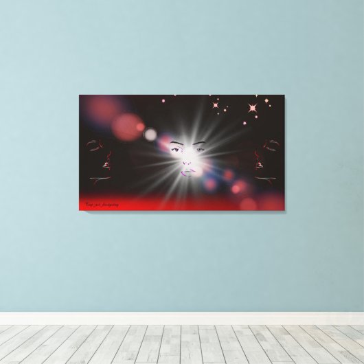 Uitgerekt Canvas Afdrukvlakken (Insitu (Houten vloer))