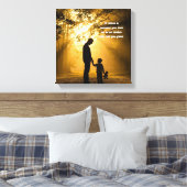 Uitgerekt canvas 🖼️ Beste papa (Insitu (Slaapkamer))