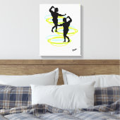 Uitgerekt canvas: Beweging Canvas Afdruk (Insitu (Slaapkamer))