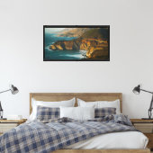 Uitgerekt canvas - Big Sur Afdruk (Insitu (Slaapkamer))