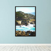 Uitgerekt canvas - Carmel bij het Zee Afdruk (Insitu (Houten vloer))