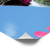 Uitgerekt Canvas Drie kolibries neergestreken Perfect Poster (Hoek)