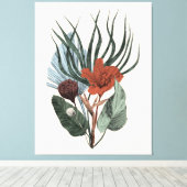 Uitgerekt Canvas Elegante Botanische A Afdruk (Insitu (Houten vloer))