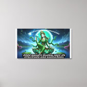 Uitgerekt canvas/Groene Tara Canvas Afdruk (Voorkant)