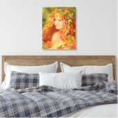 Uitgerekt canvas "Herfst" (Insitu (Slaapkamer))