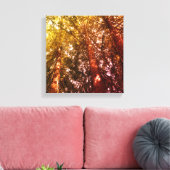 Uitgerekt canvas, in de sequoia's canvas afdruk (Insitu (Woonkamer))