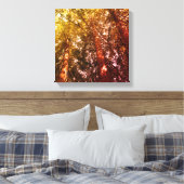 Uitgerekt canvas, in de sequoia's canvas afdruk (Insitu (Slaapkamer))