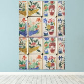 Uitgerekt canvas Mahjong (Insitu (Houten vloer))