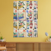Uitgerekt canvas Mahjong Afdruk (Insitu (Woonkamer))