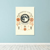 Uitgerekt canvas - Manifest uw dromen (Insitu (Houten vloer))