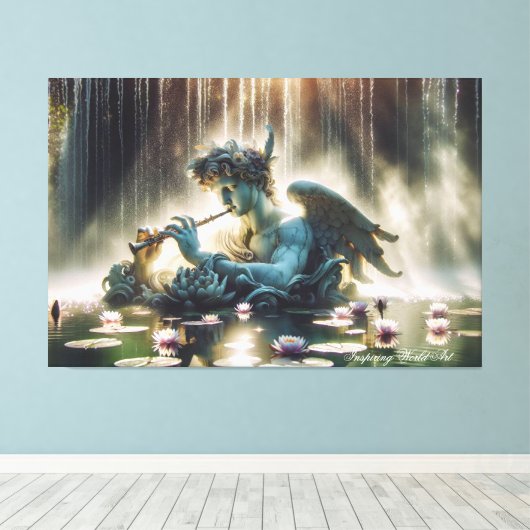 Uitgerekt canvas Orpheus (Insitu (Houten vloer))