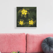 Uitgerekt canvas Print - Bloem (Insitu (Woonkamer))