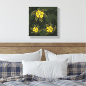 Uitgerekt canvas Print - Bloem (Insitu (Slaapkamer))