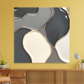 Uitgerekt canvas print in stijlvolle grafiek (Insitu (Woonkamer))