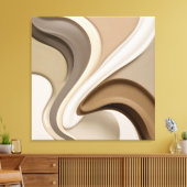 Uitgerekt canvas print in stijlvolle grafiek (Insitu (Woonkamer))