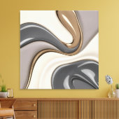 Uitgerekt canvas print in stijlvolle grafiek (Insitu (Woonkamer))