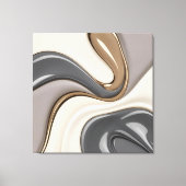 Uitgerekt canvas print in stijlvolle grafiek (Voorkant)