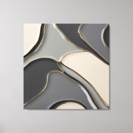 Uitgerekt canvas print in stijlvolle grafiek