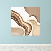 Uitgerekt canvas print in stijlvolle grafiek (Insitu (Houten vloer))