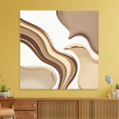 Uitgerekt canvas print in stijlvolle grafiek (Insitu (Woonkamer))