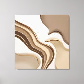 Uitgerekt canvas print in stijlvolle grafiek (Voorkant)