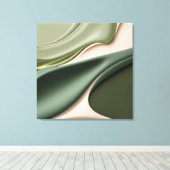 Uitgerekt canvas print in stijlvolle grafiek (Insitu (Houten vloer))