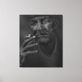 Uitgerekt canvas Print - Overpeinzing