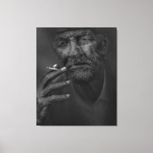 Uitgerekt canvas Print - Overpeinzing (Voorkant)