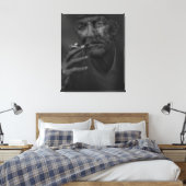 Uitgerekt canvas Print - Overpeinzing (Insitu (Slaapkamer))