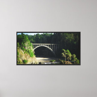Uitgerekt canvas - Russian Gulch State Park Afdruk