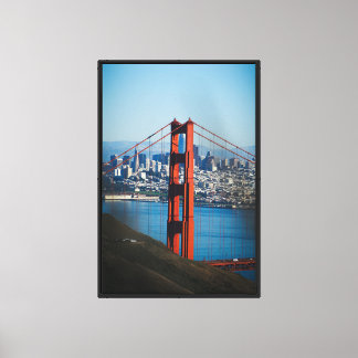 Uitgerekt Canvas - San Francisco City Afdruk
